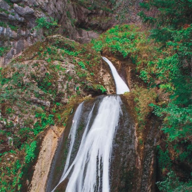 Ruta de las Cascadas de la Hueta en la Sierra de Cazorla